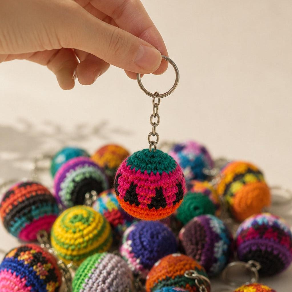 Mini Hacky Sack Keychain